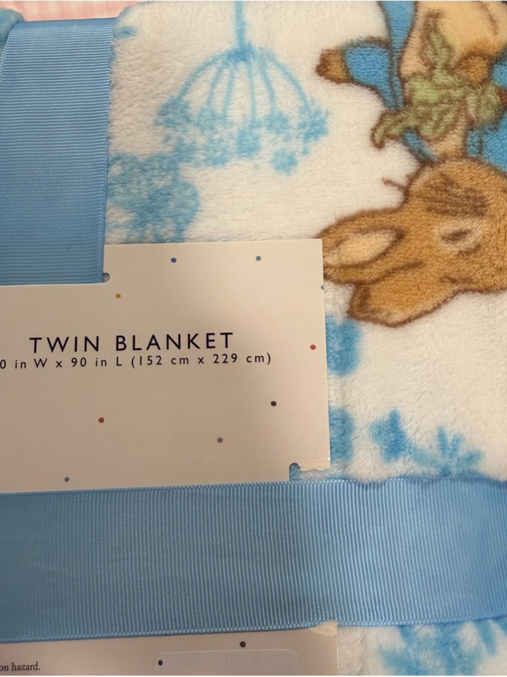 The World of Peter Rabbit Beatrice Potter Twin Blanket - Soft Plush Throw - Picture 4 of 6